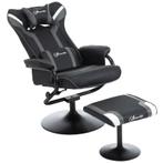 TRUUSK Relax Relaxfauteuil Met Kruk 67 X 82,5 X 103cm Staal, Huis en Inrichting, Fauteuils, Verzenden, Nieuw
