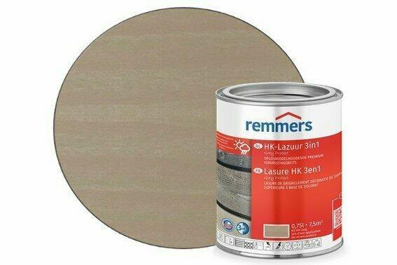 Remmers HK-lazuur | Grey Protect Leemgrijs, Doe-het-zelf en Verbouw, Verf, Beits en Lak, Verzenden