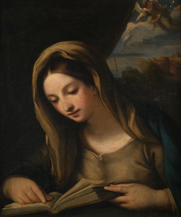 Carlo Maratti (1625-1713) e aiuti - Madonna col libro, Antiek en Kunst, Kunst | Schilderijen | Klassiek