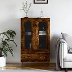 vidaXL buffetkast 69,5x31x115 cm bewerkt hout gerookt, Huis en Inrichting, Kasten | Buffetkasten, Verzenden, 100 tot 150 cm, Nieuw