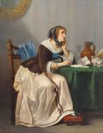 Franse school (XIX) - Benedict Masson - De briefschrijfster