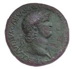 Romeinse Rijk. Nero (54-68 n.Chr.). Sestertius, Postzegels en Munten
