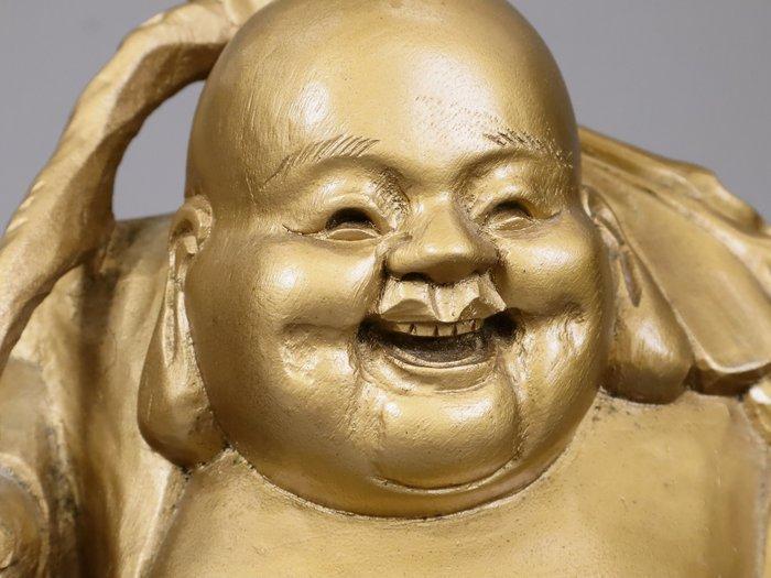 Laughing Buddha - sculptuur Een van de Zeven Geluksgoden -, Antiek en Kunst, Antiek | Overige Antiek