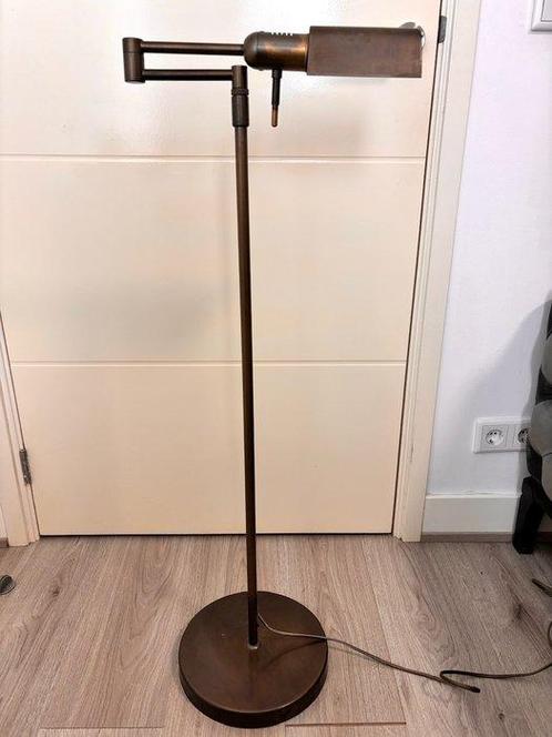 Herda - Swingarm vloerlamp - Koud geverfd brons, Antiek en Kunst, Curiosa en Brocante