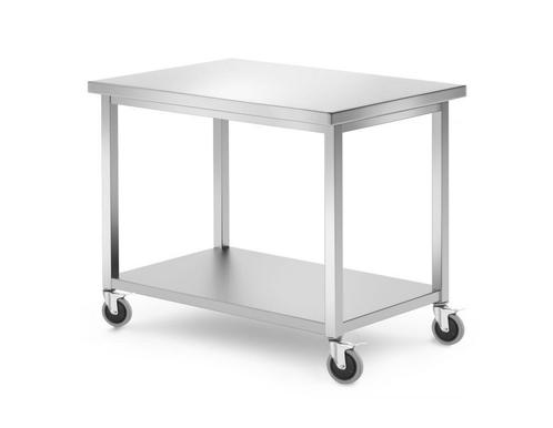 Mobiele Tafel Met Plank - Geschroefd, Diepte: 700 Mm., Hendi, Zakelijke goederen, Horeca | Keukenapparatuur, Nieuw in verpakking