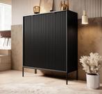 Dressoir - Zwart, wit of grijs - Hotelchique kast vnf 319,-, Huis en Inrichting, Kasten | Dressoirs, Nieuw, 25 tot 50 cm, 100 tot 150 cm