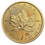 Gouden Canadian Maple Leaf 1 oz 2022, Goud, Losse munt, Verzenden, Noord-Amerika