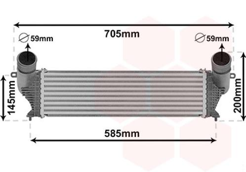INTERCOOLER VOOR ALFA ROMEO GIULIA 952 2015- 50538853, Auto-onderdelen, Airco en Verwarming, Nieuw, Ophalen of Verzenden