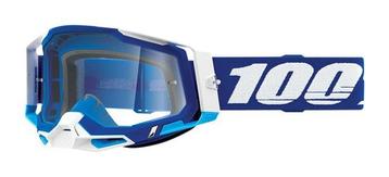 MTB / Downhill Bril 100% Racecraft 2 Blauw met heldere lens beschikbaar voor biedingen