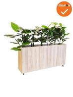 Verrijdbare plantenbak - 160x80cm - Scandinavisch eiken, Werkplek, Ophalen of Verzenden, Gebruikt, Overige typen