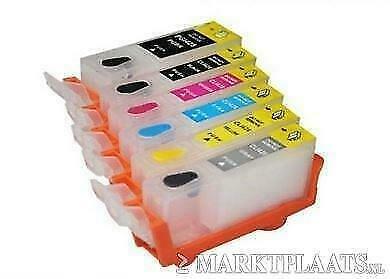 Hervulbare cartridge Canon PGI 550 BK CLI 551 BK C M Y, Computers en Software, Printerbenodigdheden, Nieuw, Ophalen of Verzenden