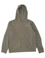 NIKE Boys Hoodie Jumper 13-14 Years XL Grey Cotton, Verzenden, Nieuw