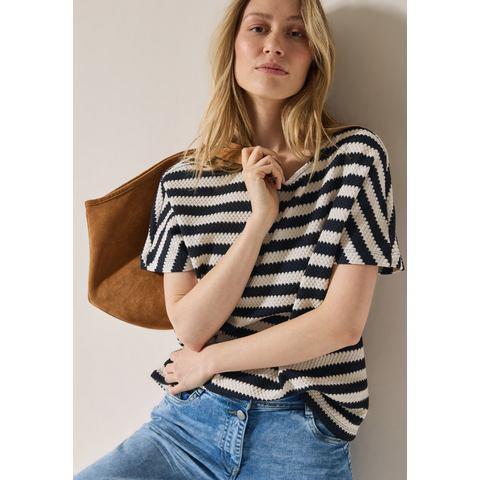 Cecil T-shirt gestreept, met boothals, Kleding | Dames, T-shirts, Nieuw, Verzenden