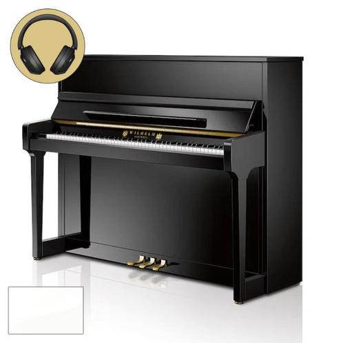 Wilhelm Schimmel W 114T TwinTone WP messing silent piano, Muziek en Instrumenten, Piano's