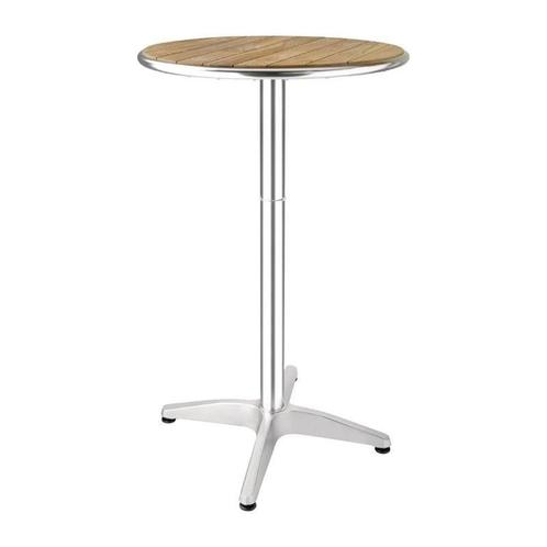 Statafel | Hout/Aluminium | Essenhout Blad | Aluminium Frame, Zakelijke goederen, Horeca | Keukenapparatuur, Nieuw in verpakking
