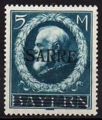Sarre - 1920 - VARIËTE - N° 30 ** , 5 Mk. blauw, Postzegels en Munten, Gestempeld