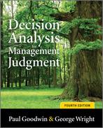 Decision Analysis for Management Judgment 9780470714393, Boeken, Studieboeken en Cursussen, Verzenden, Zo goed als nieuw
