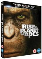 Rise of the Planet of the Apes Blu-ray + DVD (Blu-ray, Ophalen of Verzenden, Zo goed als nieuw