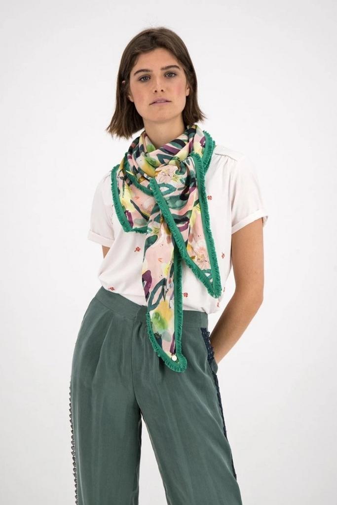 POM sjaal flowers (Sjaals, Mooi & Gezond), Sieraden, Tassen en Uiterlijk, Uiterlijk | Lichaamsverzorging, Nieuw, Verzenden