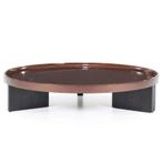 Salontafels Mayson - 120cm - Rood - 95972 - salontafel, Huis en Inrichting, Tafels | Salontafels, Nieuw, Overige materialen