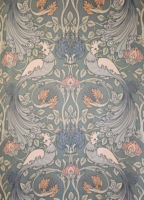 William Morris exclusieve stof - Artmaison in hoogwaardige, Antiek en Kunst, Antiek | Kleden en Textiel