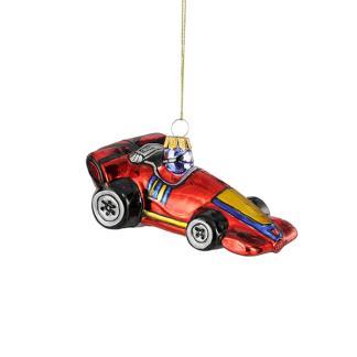 Raceauto kerst ornament | Mica Decorations (Glas), Diversen, Kerst, Nieuw, Verzenden
