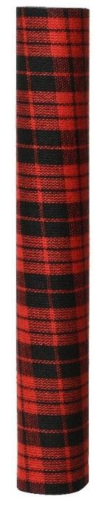 Decostof tafelloper tartan schotse ruit rood zwart polyester, Huis en Inrichting, Ophalen of Verzenden, Nieuw