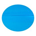 Zwembadafdekking zonnedoek rond PE blauw 488 cm, Tuin en Terras, Nieuw, Verzenden