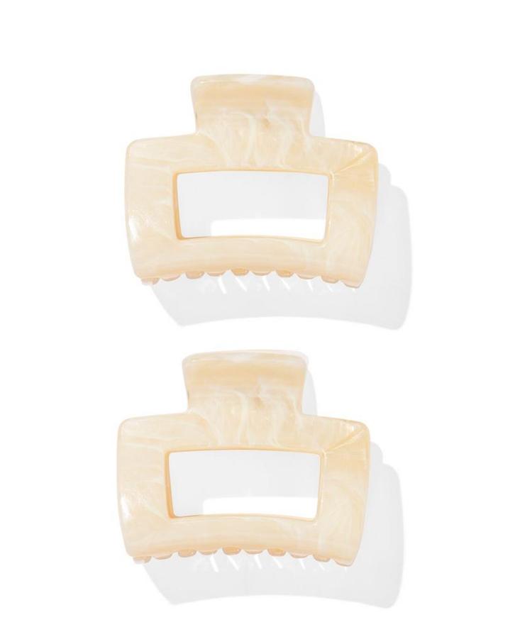 HEMA Haarklemmen 5 cm - 2 stuks marmer, Sieraden, Tassen en Uiterlijk, Uiterlijk | Haarverzorging, Nieuw, Verzenden