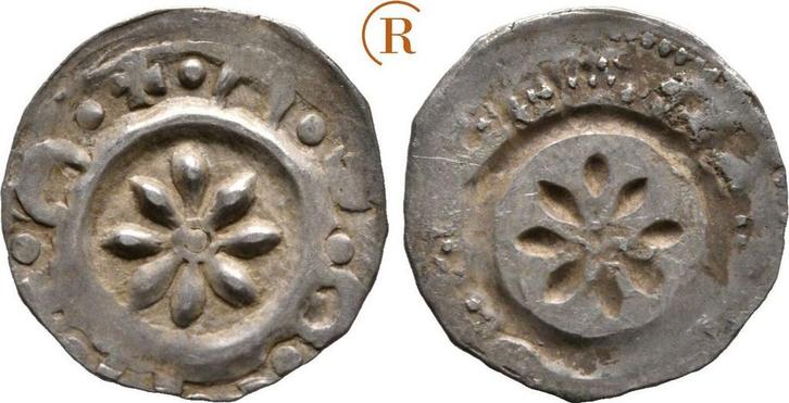 Pfennig Bamberg Bistum: Arnold von Solms, 1286-1296:, Postzegels en Munten, Munten | Europa | Niet-Euromunten, Verzenden