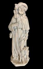 Beeldhouwwerk - Sint Rochus - 32 cm - Gips - 1960-1970, Antiek en Kunst, Antiek | Boeken en Bijbels