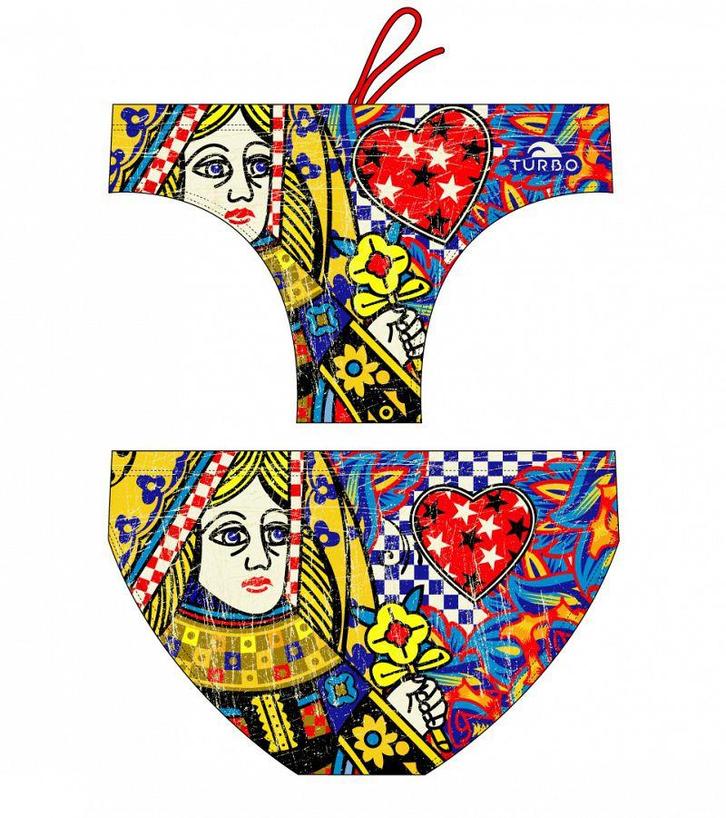 Special Made Turbo Waterpolo broek Queen Heart Vintage, Watersport en Boten, Waterpolo, Nieuw, Verzenden