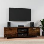 vidaXL Tv-meubel 140x40,5x35 cm bewerkt hout gerookt, Huis en Inrichting, Kasten | Televisiemeubels, 100 tot 150 cm, Verzenden