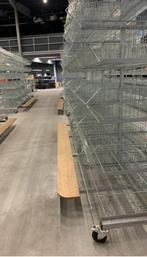 Verrijdbare stelling met draadmanden hxbxd 2350x3800x1600mm,, Zakelijke goederen, Kantoor en Winkelinrichting | Magazijn, Stelling en Opslag