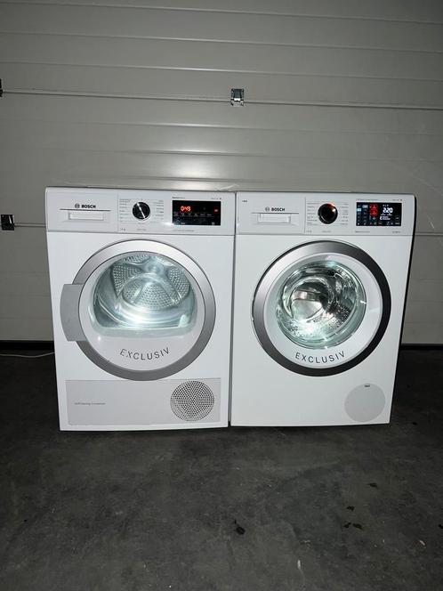 Gave Bosch 8KG IDOS Wasmachine Bosch 8KG Warmtepompdroger!, Witgoed en Apparatuur, Wasmachines, Minder dan 85 cm, 1200 tot 1600 toeren