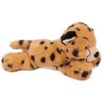 Superzachte Eco Knuffel met geborduurde oogjes - Cheeta ligg, Ophalen of Verzenden, Nieuw