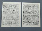 Tintin - Les Cigares du Pharaon - 2 pages  en Édition, Boeken, Stripboeken, Nieuw