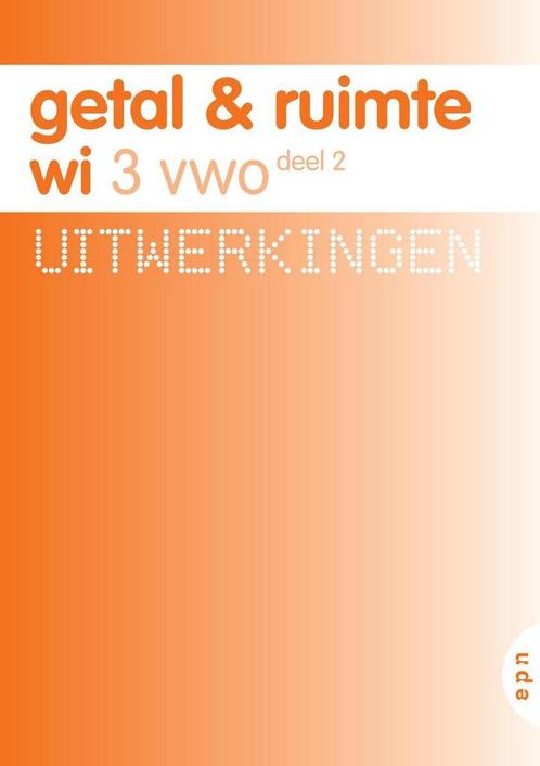 Uitwerkingen 3 Vwo deel 2 Getal en Ruimte 9789011106239, Boeken, Schoolboeken, Zo goed als nieuw, Verzenden