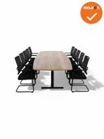 Tube - Vergadertafel - 260x120 - Bootvormig - Zwart - Nieuw, Vergader- of Presentatieruimte, Ophalen of Verzenden, Nieuw zonder verpakking