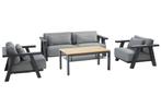 4 Seasons Outdoor Iconic loungeset met Forza salontafel 120, Nieuw, Ophalen of Verzenden