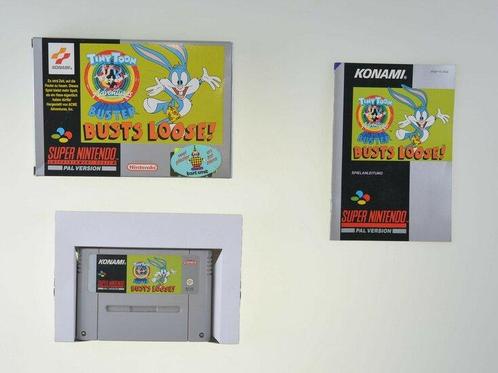 Tiny Toon Adventures Buster Busts Loose (German) [Super, Spelcomputers en Games, Games | Nintendo Super NES, Zo goed als nieuw