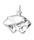 Zilveren Panterkop ketting hanger, Verzenden, Nieuw