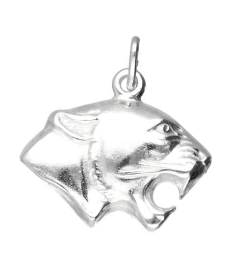 Zilveren Panterkop ketting hanger, Sieraden, Tassen en Uiterlijk, Kettinghangers, Verzenden