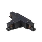T-Koppelstuk voor 3-fase rail zwart links boven - 3-Phase, Huis en Inrichting, Lampen | Spots, Nieuw, Kunststof, Modern