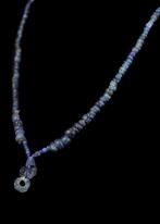 Oud-Romeins Donkerblauw glas Kralen ketting  (Zonder