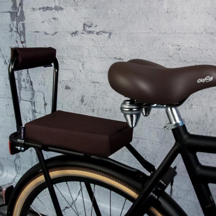 Ohmiomine Rugsteuntje Rugleuning  Chocolade Bruin Ohmiomine, Fietsen en Brommers, Fietsaccessoires | Fietsstoeltjes, Nieuw, Verzenden