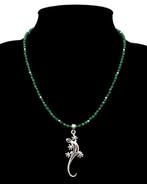 Zilver, Emeraude - Collier de la Salamandre de Feu: