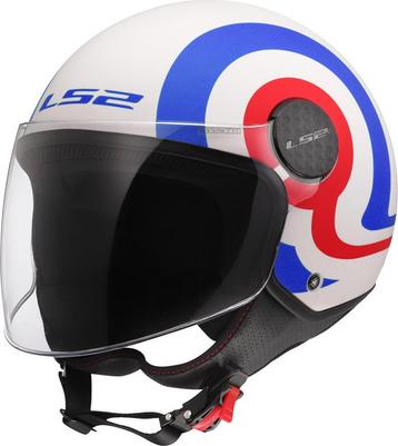 LS2 OF558 Sphere Lux II Urby Wit Blauw Rood 06 Jethelm beschikbaar voor biedingen