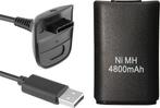 Play & Charge Kit voor Xbox 360 - Zwart (Nieuw), Spelcomputers en Games, Spelcomputers | Xbox | Accessoires, Verzenden, Nieuw