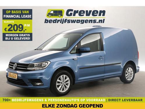 Volkswagen Caddy 2.0 TDI L1H1 Airco Cruise Carplay €209pm, Auto's, Bestelauto's, Handgeschakeld, Diesel, Blauw, Volkswagen, Verzenden
